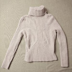 Mercer & Madison Lambs Wool And Angora Turtle Neck Sweater